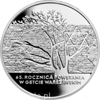 65. rocznica powstania w getcie warszawskim 20 z